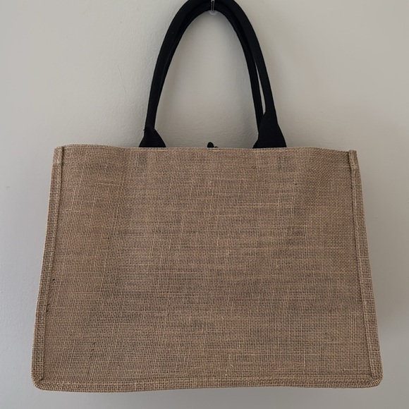 Monogrammed Jute Market Tote - Picture 4 of 7